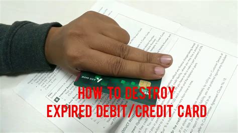 how to destroy rfid credit card|destroying expired credit cards.